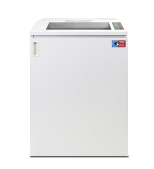 S-85CC P-4 cross-cut office shredder with 33-gallon waste bin