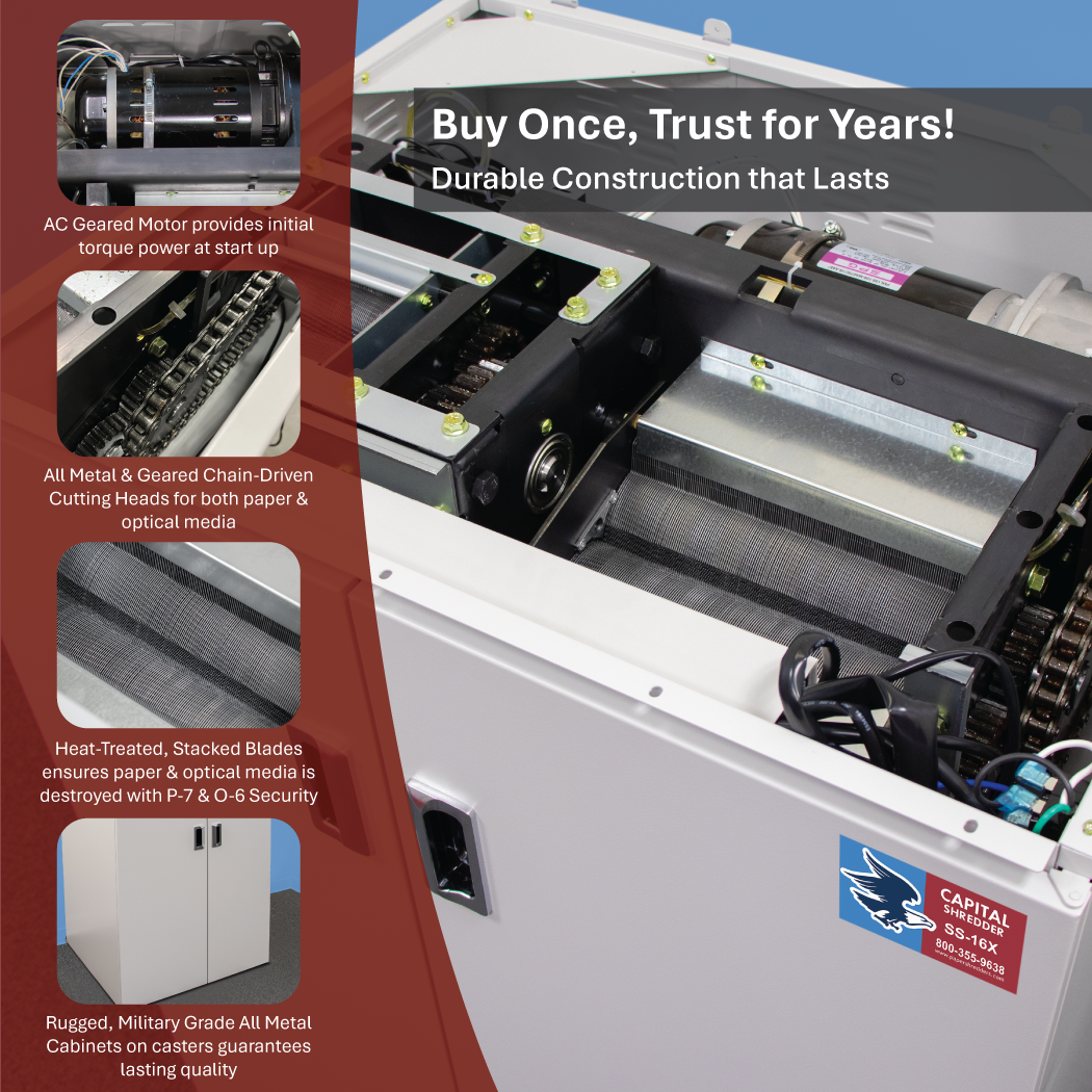SS-16X DOD High-Security Paper & Optical Media Shredder SS-16X DOD High-Security Paper & Optical Media Shredder