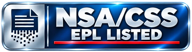 NSA/CSS EPL Listed - listed on the NSA/CSS Evaluated Products List